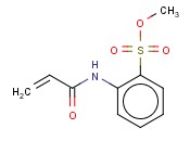 2-[(1-氧代-2-丙烯-1-基)<span class='lighter'>氨基</span>]苯磺酸<span class='lighter'>甲</span><span class='lighter'>酯</span>