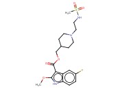 5-FLUORO-2-METHOXY-1H-INDOLE-3-CARBOXYLIC ACID-[1-[2-[(METHYLSULFONYL)AMINO]ETHYL]-4-PIPERIDINYL]METHYL ESTER