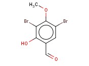 3,5-二<span class='lighter'>溴</span>-2-羟基-4-甲氧基<span class='lighter'>苯</span><span class='lighter'>甲醛</span>