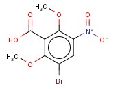 <span class='lighter'>苯甲酸</span>,3-<span class='lighter'>溴</span>-2,6-二甲氧基-5-硝基-