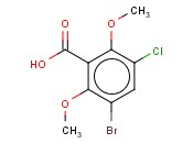3-<span class='lighter'>溴</span>-5-氯-2,6-二甲氧基<span class='lighter'>苯甲酸</span>