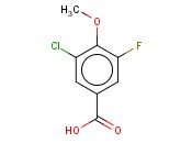 3-氯-5-氟-4-<span class='lighter'>甲</span>氧基<span class='lighter'>苯甲酸</span>