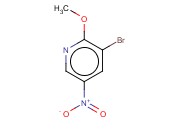 3-BROMO-2-<span class='lighter'>METHOXY</span>-5-NITROPYRIDINE
