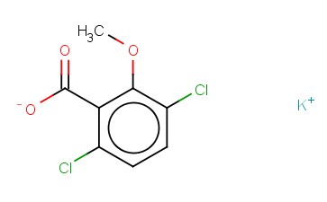 <span class='lighter'>POTASSIUM</span> <span class='lighter'>3,6-DICHLORO-2-METHOXYBENZOATE</span>