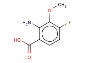 <span class='lighter'>BENZOIC</span> ACID, <span class='lighter'>2-AMINO-4-FLUORO-3-METHOXY-</span>