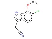 6-CHLORO-7-<span class='lighter'>METHOXYINDOLE</span>-3-ACETONITRILE