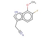 6-FLUORO-7-<span class='lighter'>METHOXYINDOLE</span>-3-ACETONITRILE