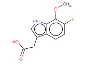 6-FLUORO-7-<span class='lighter'>METHOXYINDOLE</span>-3-ACETIC ACID