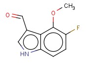 5-FLUORO-4-<span class='lighter'>METHOXYINDOLE</span>-3-CARBOXALDEHYDE