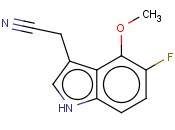 5-FLUORO-4-<span class='lighter'>METHOXYINDOLE</span>-3-ACETONITRILE