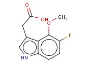 5-FLUORO-4-<span class='lighter'>METHOXYINDOLE</span>-3-ACETIC ACID