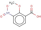 2-<span class='lighter'>甲</span><span class='lighter'>氧基</span>-3-<span class='lighter'>硝基苯甲酸</span>