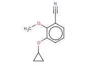 3-CYCLOPROPOXY-2-<span class='lighter'>METHOXYBENZONITRILE</span>