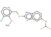 5-(二氟甲氧基)-2-{[(4-<span class='lighter'>氯</span>-3-甲氧基-2-吡啶基)<span class='lighter'>甲基</span>]硫}-1氢-<span class='lighter'>苯并咪唑</span>
