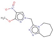3-[(3-METHOXY-4-NITRO-1H-PYRAZOL-1-YL)METHYL]-6,7,8,9-TETRAHYDRO-5H-[1,2,4]TRIAZOLO[4,3-A]AZEPINE