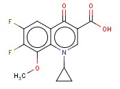 1-CYCLOPROPYL-<span class='lighter'>6,7-DIFLUORO-8-METHOXY-1,4-DIHYDRO-4-OXO-QUINOLINE</span>-3-CARBOXYLIC ACID