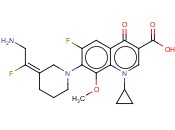 7-[(3E)-3-(2-AMINO-1-FLUOROETHYLIDENE)PIPERIDIN-1-YL]-1-CYCLOPROPYL-6-FLUORO-8-METHOXY-4-OXO-1,4-DIHYDROQUINOLINE-3-CARBOXYLIC ACID
