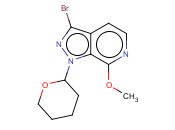 3-BROMO-1-(TETRAHYDRO-2H-PYRAN-2-YL)-7-METHOXY-1H-PYRAZOLO[3,4-C]PYRIDINE