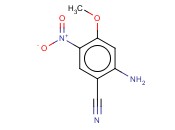 2 -氨基- 4 -<span class='lighter'>甲</span>氧基- 5 -<span class='lighter'>硝基苯</span><span class='lighter'>腈</span>