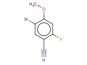 5-BROMO-2-FLUORO-4-<span class='lighter'>METHOXYBENZONITRILE</span>