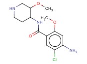 (4-<span class='lighter'>氨基</span>-5-氯-2-甲氧基)-N-[3-甲氧基(4-<span class='lighter'>哌啶</span>基)]苯甲酰胺