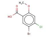 5-<span class='lighter'>溴</span>-4-氯-2-甲氧基<span class='lighter'>苯甲酸</span>