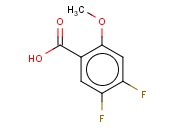 4,5-Difluoro-2-<span class='lighter'>methoxybenzoic</span> acid