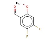 4,5-二氟-2-甲<span class='lighter'>氧基</span><span class='lighter'>苯</span><span class='lighter'>甲醛</span>