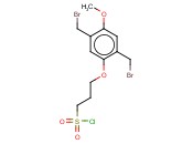 3-[2,5-双(<span class='lighter'>溴</span>甲基)-4-<span class='lighter'>甲</span>氧基苯氧基]-1-丙<span class='lighter'>磺</span><span class='lighter'>酰</span>氯