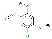 1-<span class='lighter'>氯</span>-5-异硫氰<span class='lighter'>基</span>-2,4-<span class='lighter'>二甲</span>氧基<span class='lighter'>苯</span>