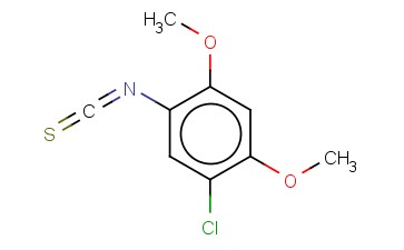 <span class='lighter'>1-CHLORO-5-ISOTHIOCYANATO-2,4-DIMETHOXYBENZENE</span>