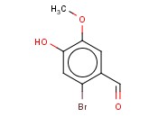 2-<span class='lighter'>溴</span>-4-羟基-5-甲氧基<span class='lighter'>苯</span><span class='lighter'>甲醛</span>