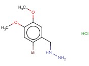 肼,[(2-溴-4,5-二<span class='lighter'>甲</span><span class='lighter'>氧</span><span class='lighter'>苯基</span>)甲基]-