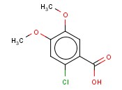 2-氯-4,5-<span class='lighter'>二甲</span>氧基苯<span class='lighter'>甲酸</span>