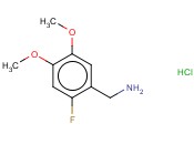 4,5-DIMETHOXY-2-<span class='lighter'>FLUOROBENZYLAMINE</span> HYDROCHLORIDE