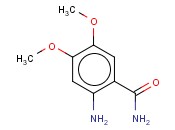 2-<span class='lighter'>氨基</span>-4,5-<span class='lighter'>二甲</span>氧基<span class='lighter'>苯</span>甲酰胺