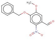 4-(<span class='lighter'>苄</span><span class='lighter'>氧基</span>)-5-甲<span class='lighter'>氧基</span>-2-硝基<span class='lighter'>苯</span><span class='lighter'>甲醛</span>