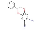 2-氨基-5-(苄<span class='lighter'>氧基</span>)-4-<span class='lighter'>甲</span><span class='lighter'>氧基</span><span class='lighter'>苯</span>腈