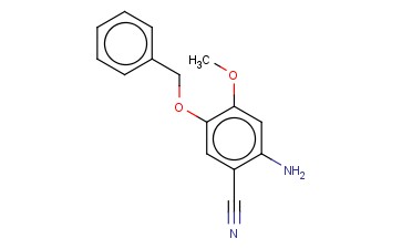 2-氨基-5-(苄氧基)-4-<span class='lighter'>甲</span>氧基<span class='lighter'>苯</span><span class='lighter'>腈</span>