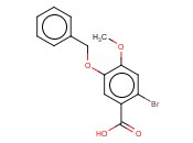 2-BROMO-4-<span class='lighter'>METHOXY</span>-5-(<span class='lighter'>BENZYLOXY</span>)BENZOIC ACID