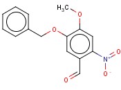 5-<span class='lighter'>苄</span><span class='lighter'>氧基</span>-4-甲<span class='lighter'>氧基</span>-2-硝基<span class='lighter'>苯</span><span class='lighter'>甲醛</span>