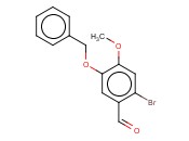 2-溴-4-甲<span class='lighter'>氧基</span>-5-<span class='lighter'>苄</span><span class='lighter'>氧基</span><span class='lighter'>苯</span><span class='lighter'>甲醛</span>
