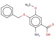 2-<span class='lighter'>氨基</span>-4-苄<span class='lighter'>氧基</span>-5-<span class='lighter'>甲</span><span class='lighter'>氧基</span><span class='lighter'>苯甲酸</span>