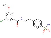 4-[2-(5-CHLORO-3-METHOXY-BENZAMIDO)ETHYL]BENZENESULFONAMIDE
