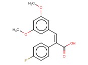 (ALPHAE)-ALPHA-[(3,5-DIMETHOXYPHENYL)METHYLENE]-4-FLUORO-BENZENEACETIC ACID