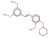 2-4-[(E)-2-(3,5-DIMETHOXYPHENYL)-1-ETHENYL]-2-METHOXYPHENOXYTETRAHYDRO-2H-PYRAN