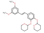 2-[5-[(E)-2-(3,5-DIMETHOXYPHENYL)-1-ETHENYL]-2-(TETRAHYDRO-2H-2-PYRANYLOXY)PHENOXY]TETRAHYDRO-2H-PYRAN