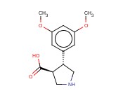 (3S,4R)-4-(3,5-二甲氧基苯基)<span class='lighter'>吡咯烷</span>-3-羧酸