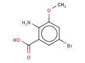 2-<span class='lighter'>氨基</span>-5-<span class='lighter'>溴</span>-3-甲氧基<span class='lighter'>苯甲酸</span>