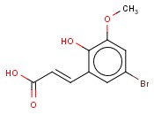 <span class='lighter'>5-BROMO-2-HYDROXY-3-METHOXYCINNAMIC</span> ACID